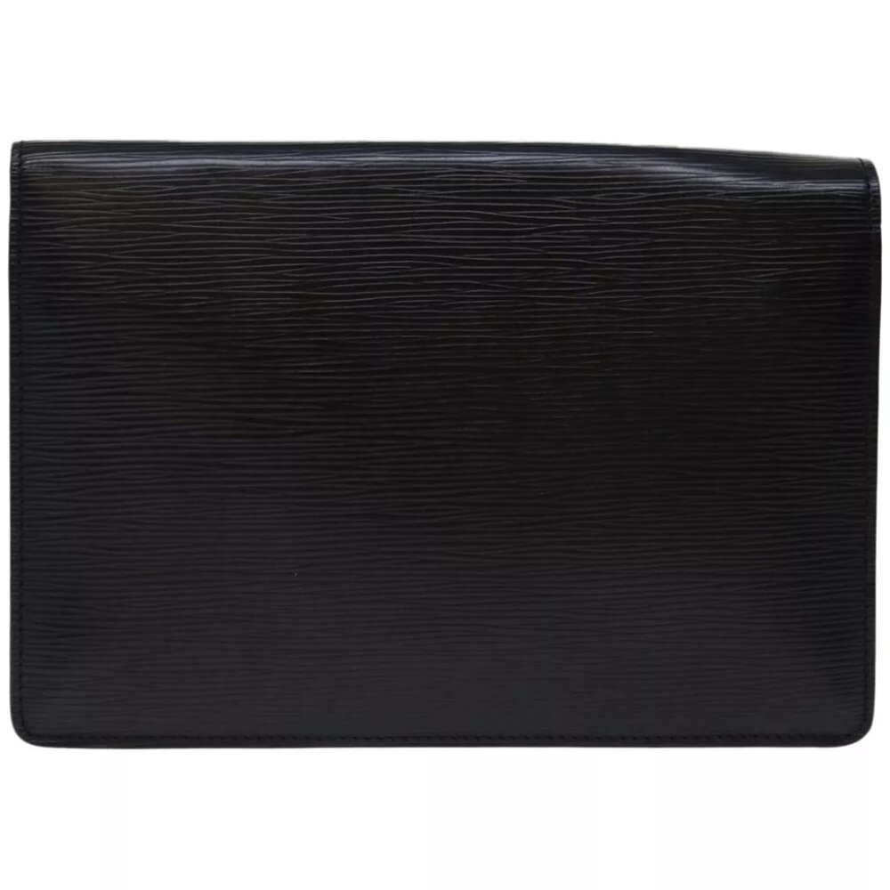 LOUIS VUITTON Epi Serie Dragonne Hand Bag Black M52612 LV Auth 67861 - Picture 3 of 16